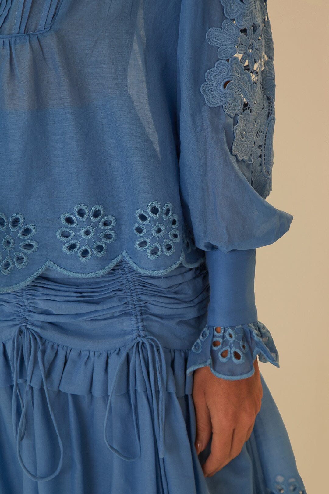 Light Blue Long Sleeve Blouse