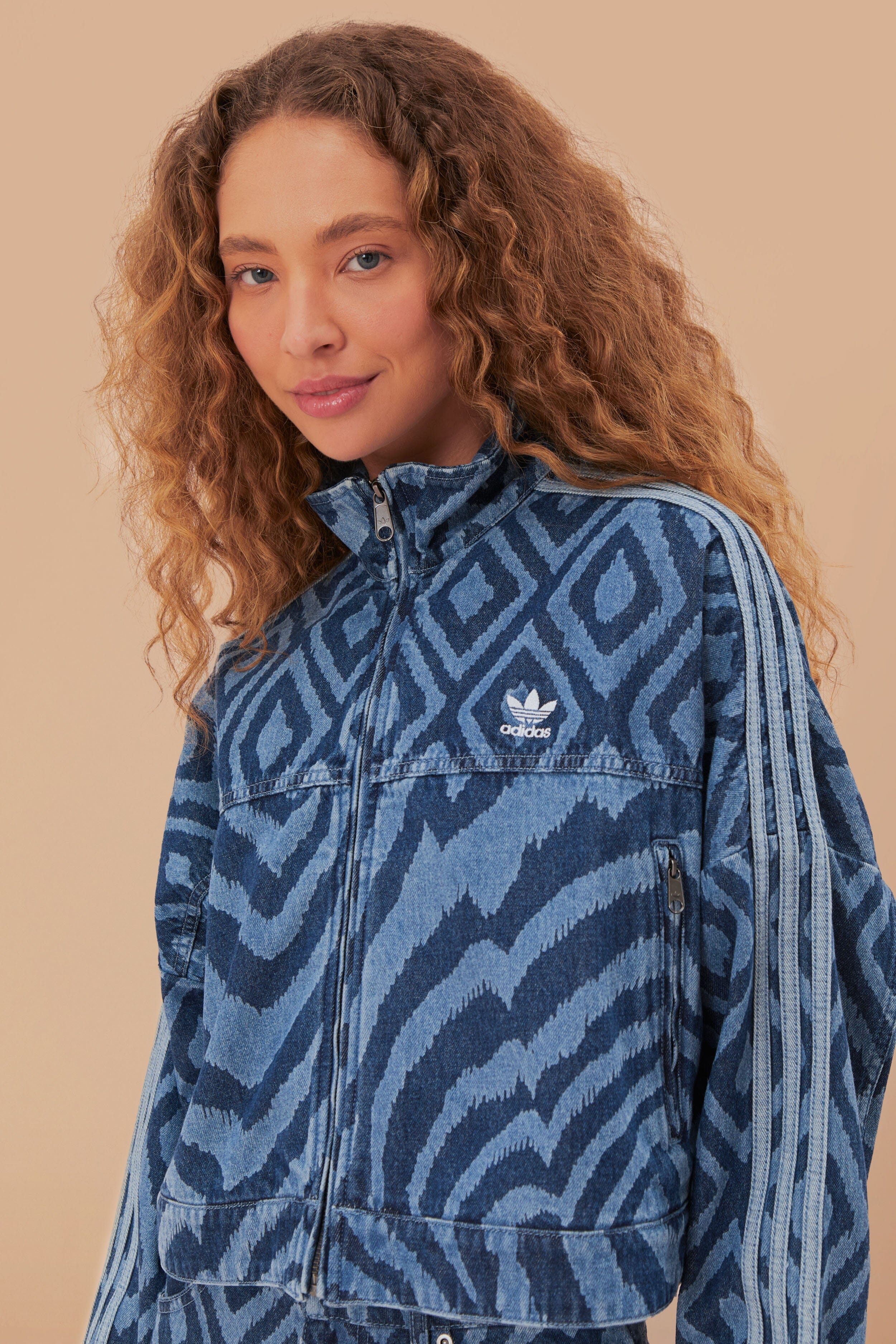 *Sold* Adidas Originals x Farm Rio Embroidered Windbreaker 2024 Hoodie Size Medium NW