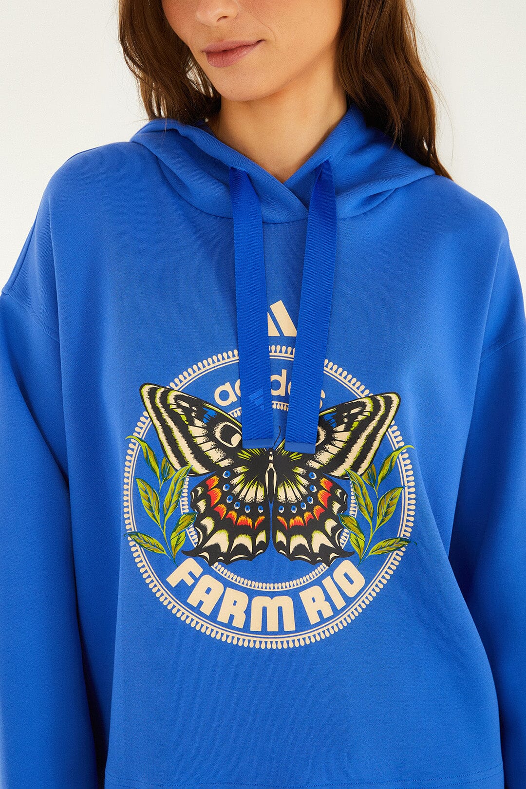 Move Like A Butterfly Blue Adidas Moletom