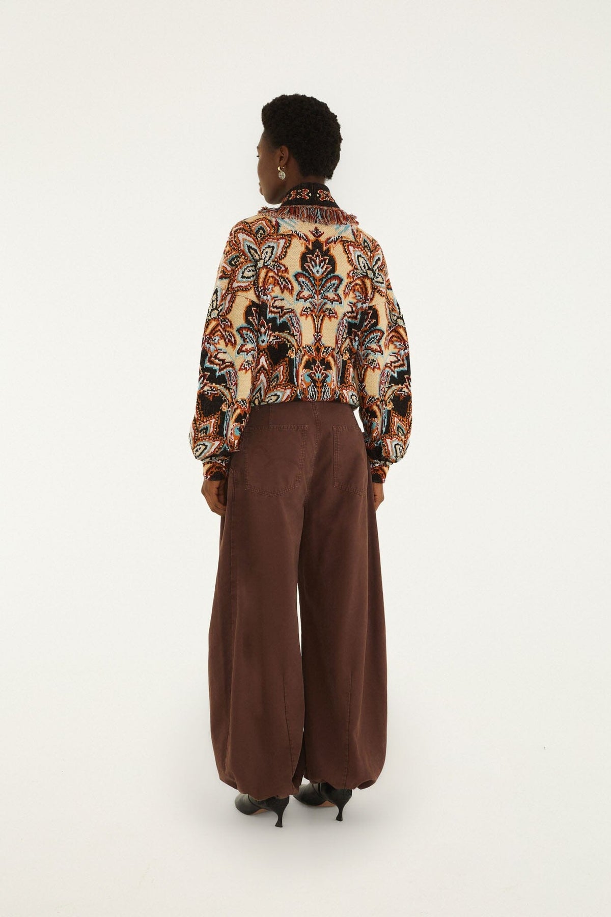 Balloon Pockets Twill Pants
