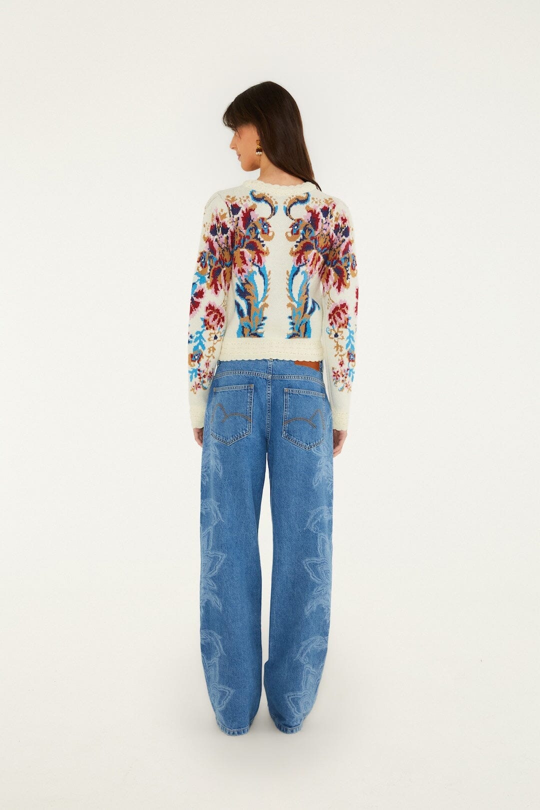 Tapestry Dream Laser Denim Trousers
