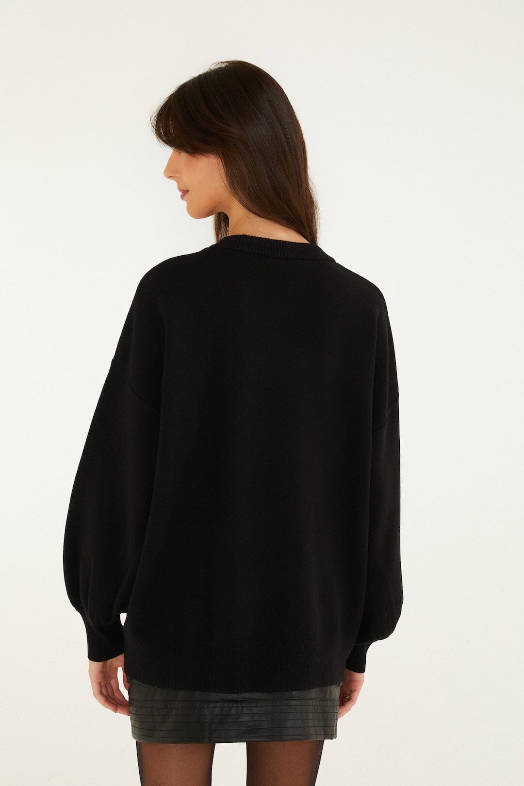 Tropical Patch Knit Sweater