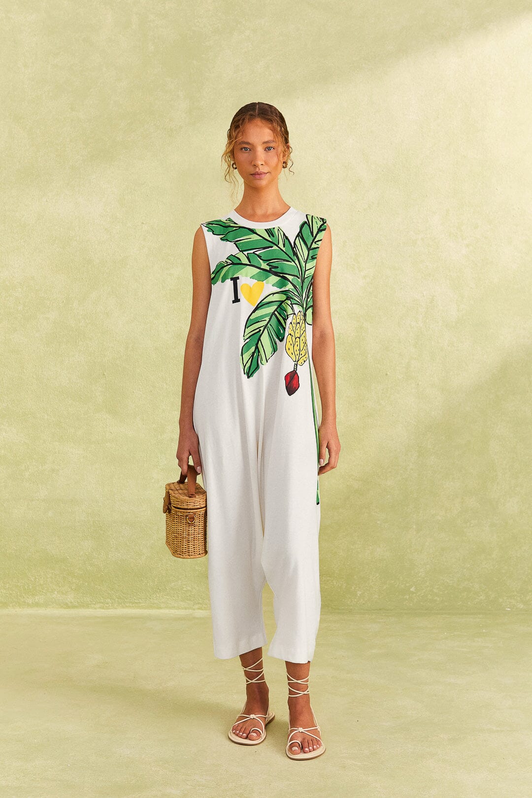I Heart Bananas Organic Cotton Jumpsuit