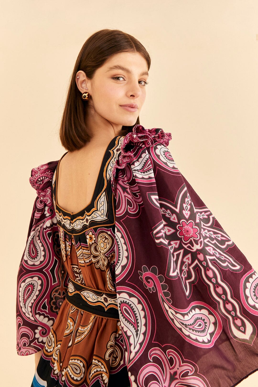 Multicolor Sweet Mermaids Midi Dress