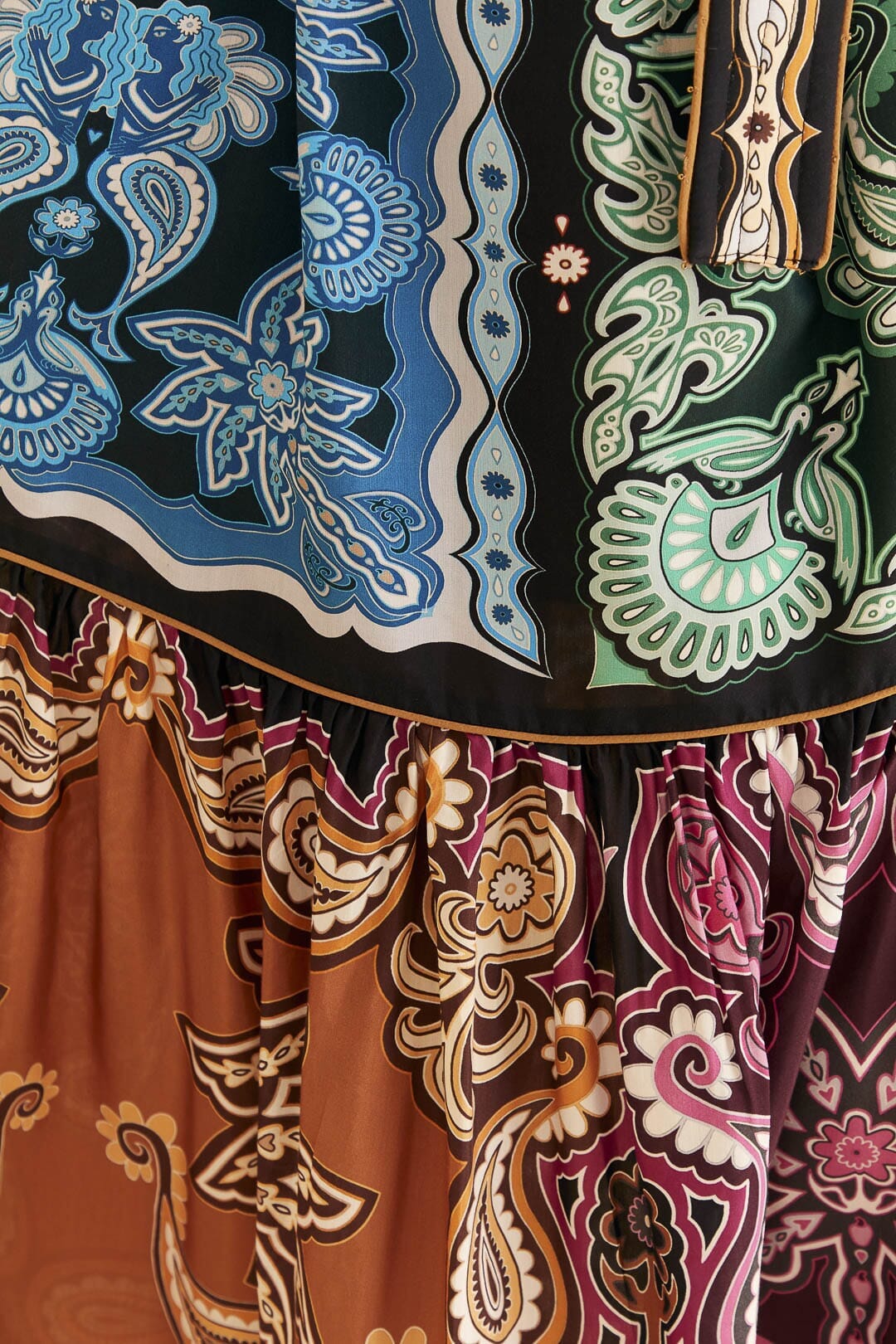 Multicolor Sweet Mermaids Midi Dress
