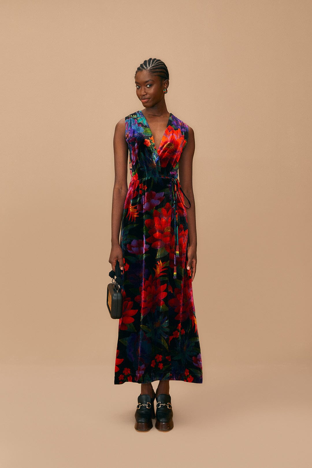 Flower Season Maxi Wrap Dress