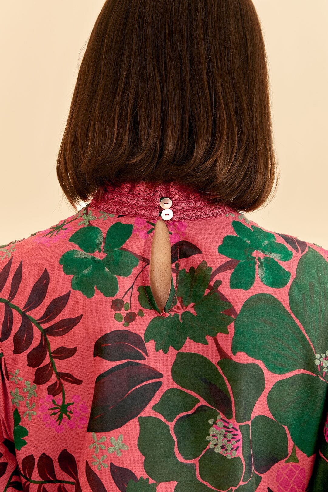 Blush Floral Yard Blouse