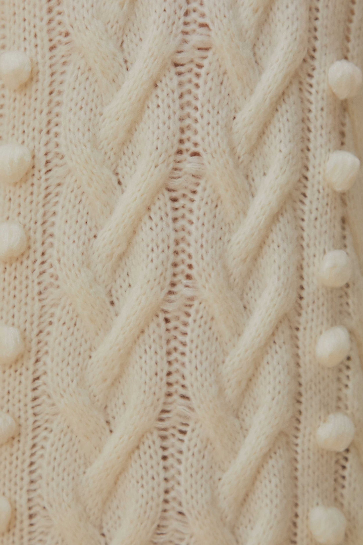 Off-White Braided Midi Sweater Dress