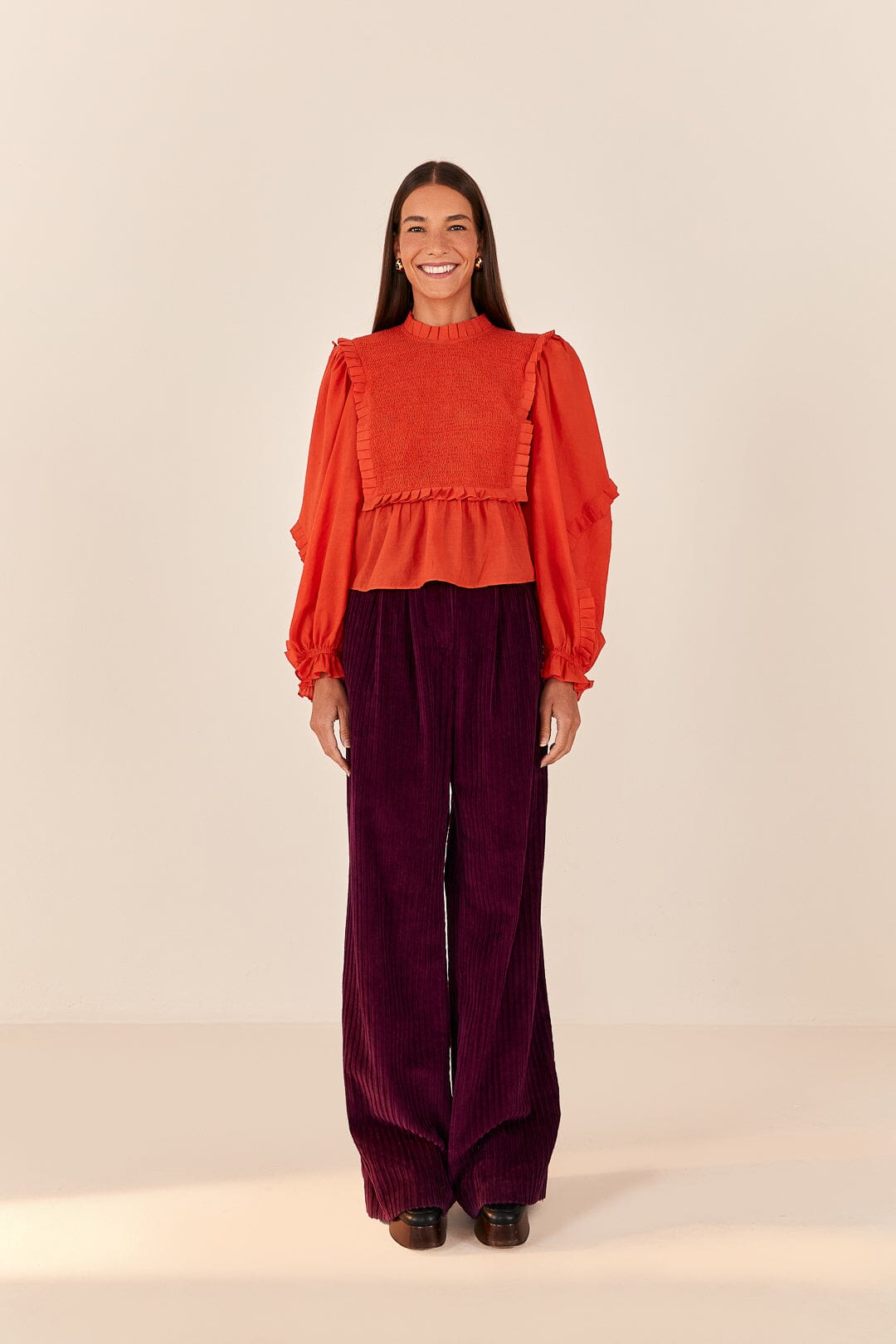 Burgundy Corduroy Pants