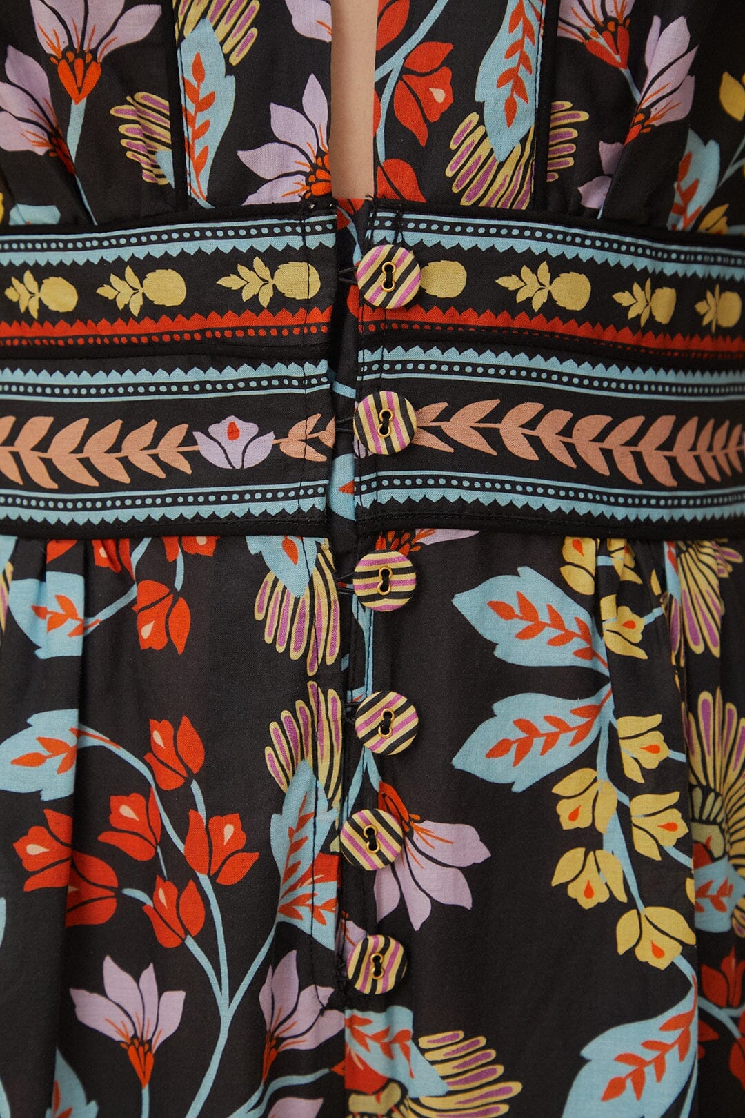 Flowery Black Jumpsuit