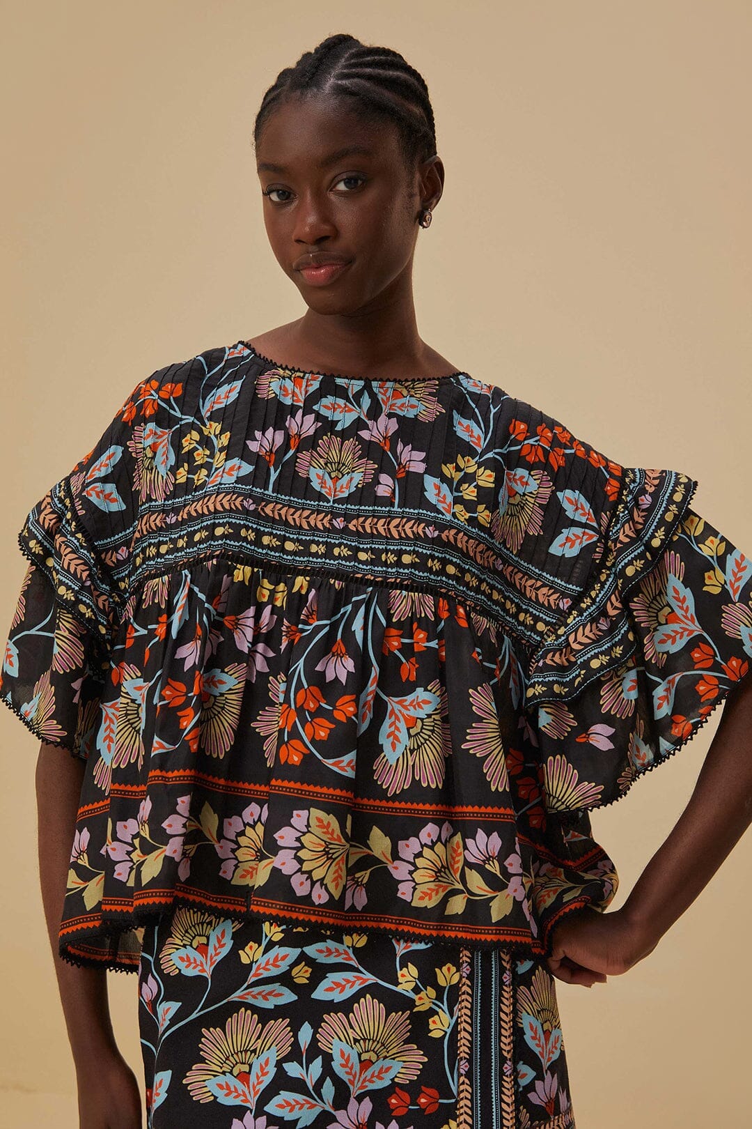Flowery Blouse