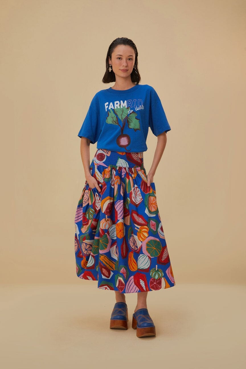 Blue Beet Farm To Table Organic Cotton T-Shirt