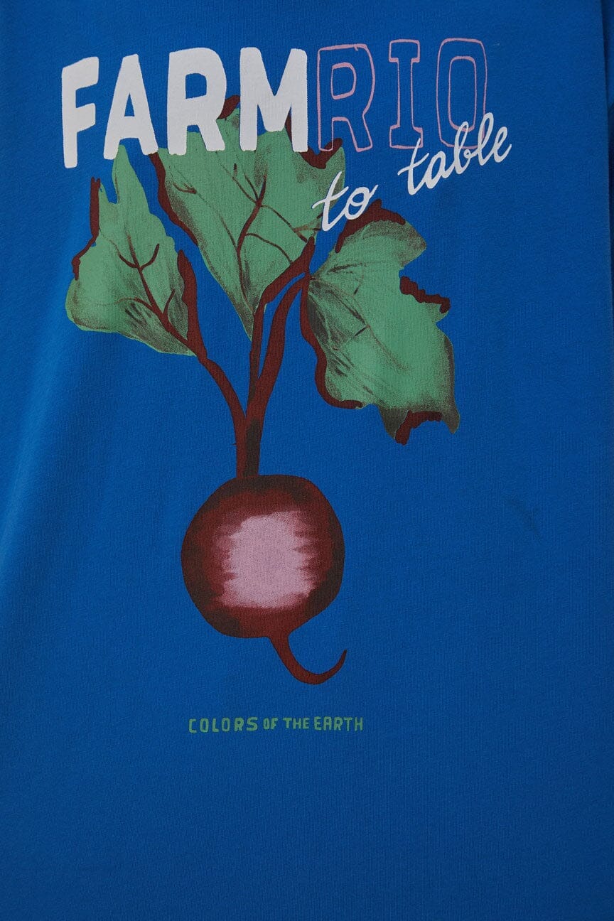 Blue Beet Farm To Table Organic Cotton T-Shirt