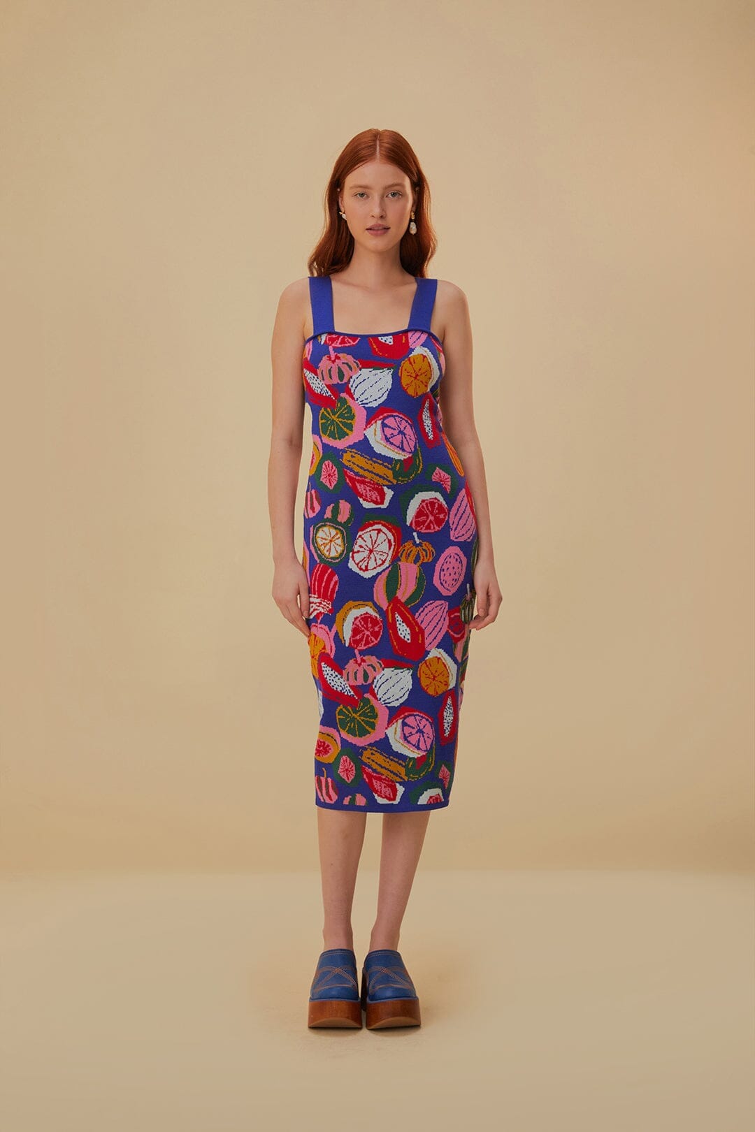 Colorful Salad Knit Dress