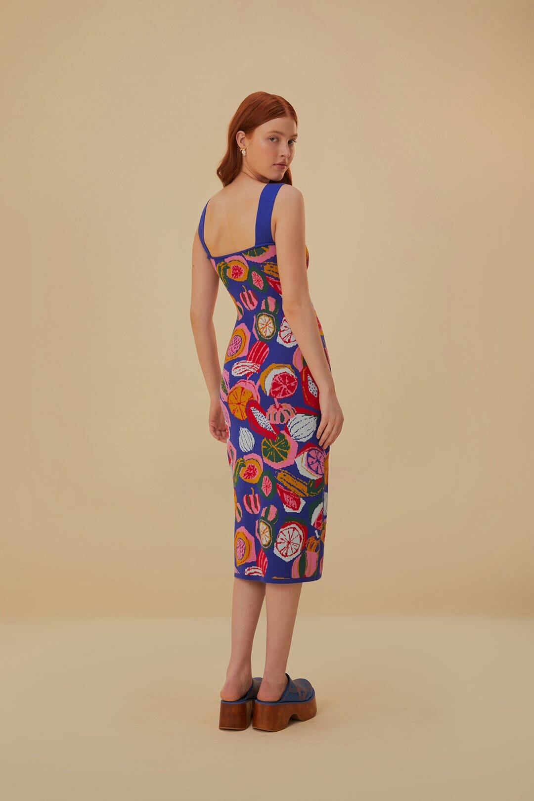 Colorful Salad Knit Dress