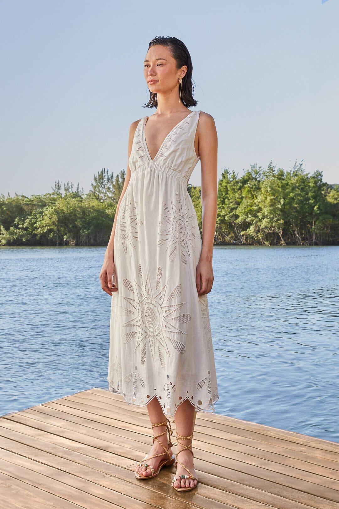 Off white maxi dress on sale