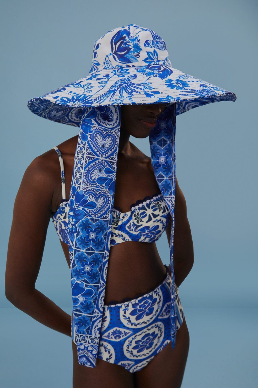 Blue Tile Dream Bucket Hat