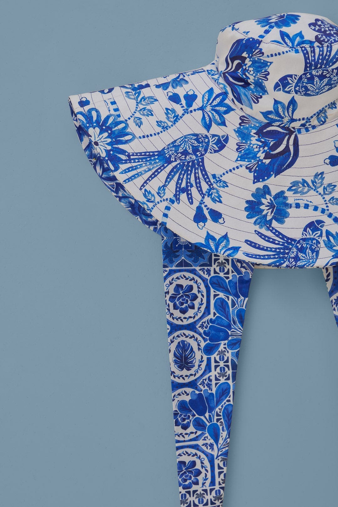 Blue Tile Dream Bucket Hat