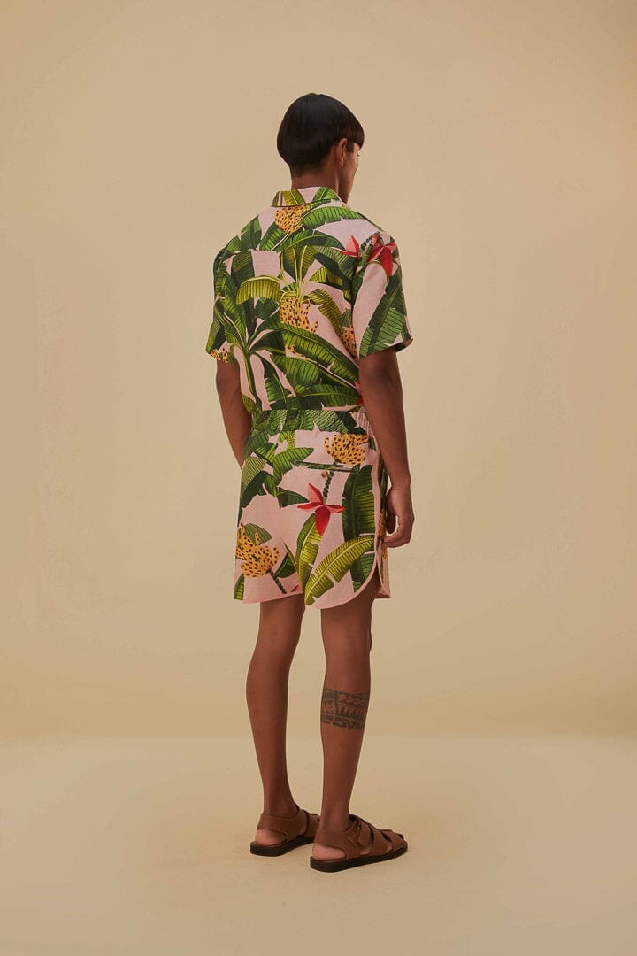 Banana Leaves Lenzing™ Ecovero™ Euroflax™ Shorts