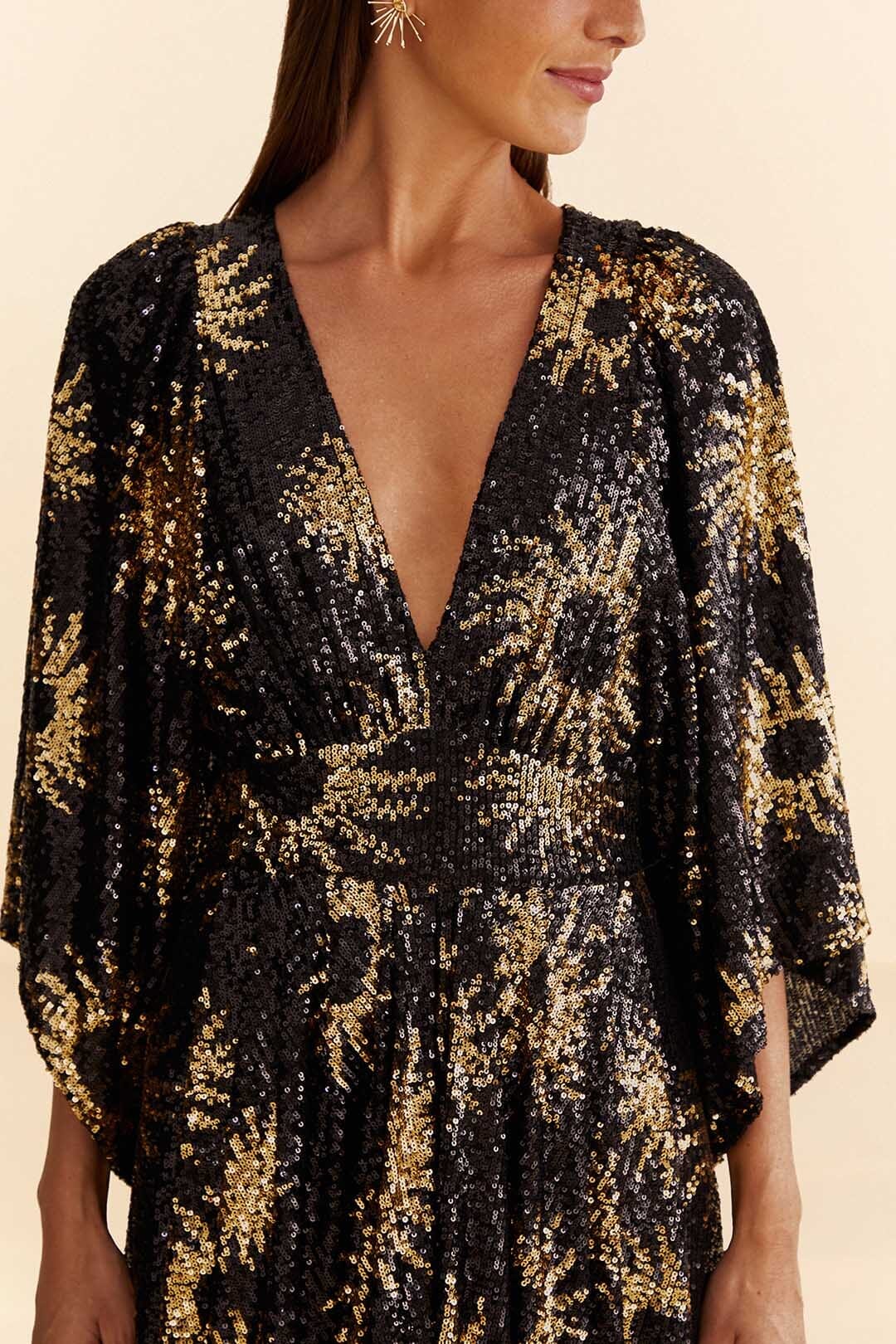 Sunny Mood Sequin Maxi Dress