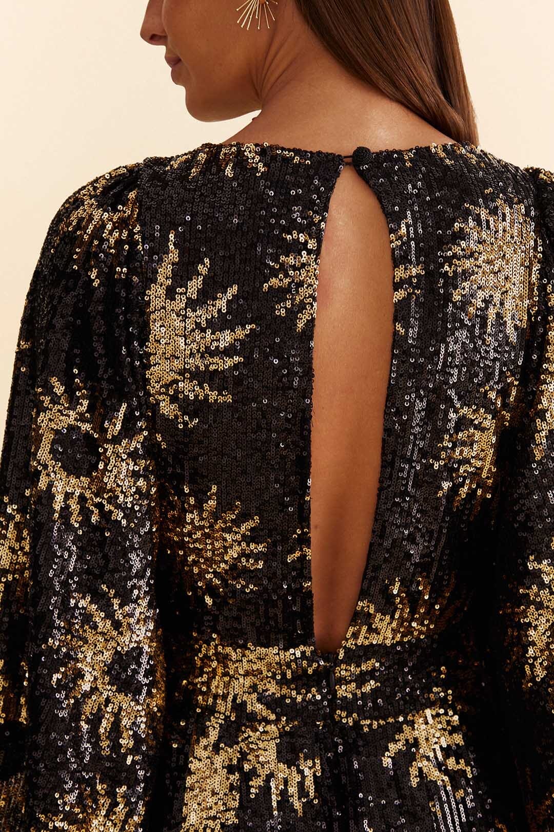 Sunny Mood Sequin Maxi Dress
