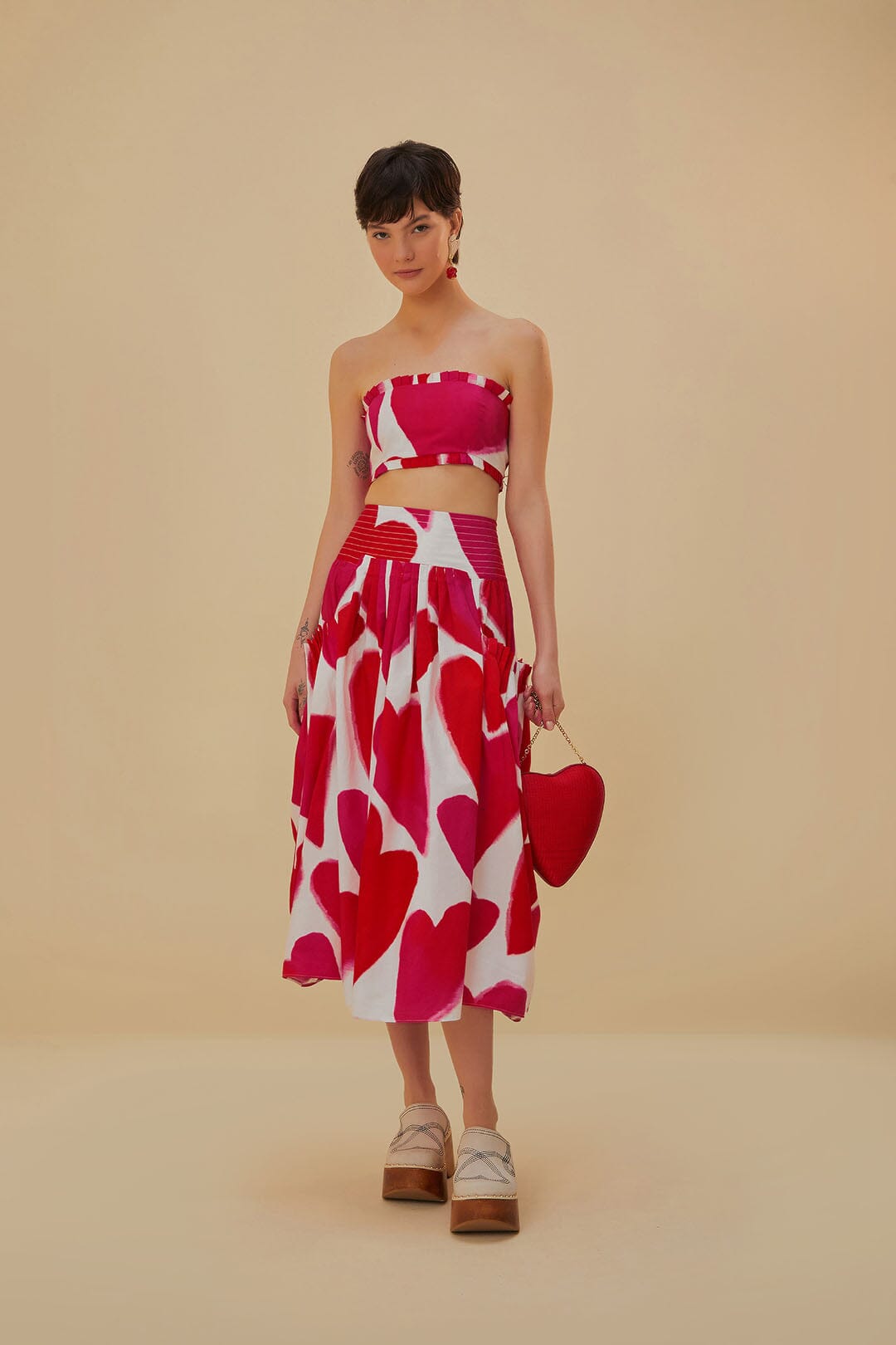Painted Hearts Sleeveless Top