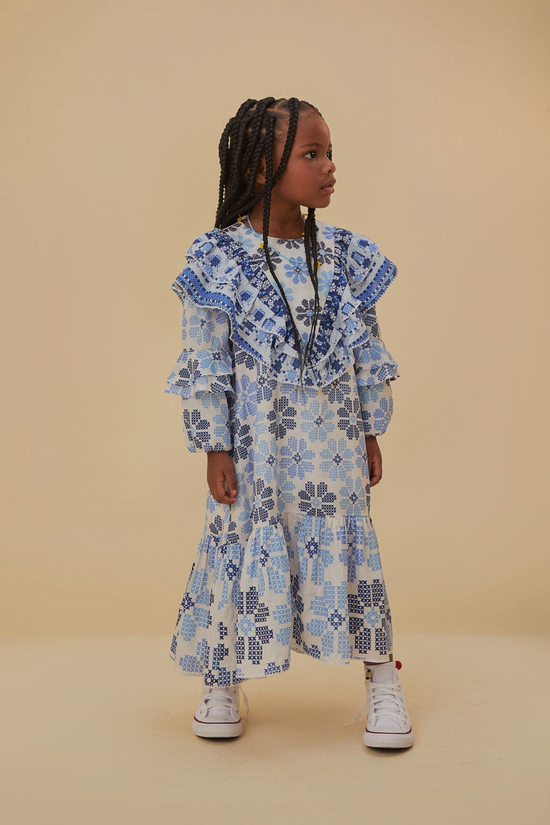 Stitched Flowers Dress