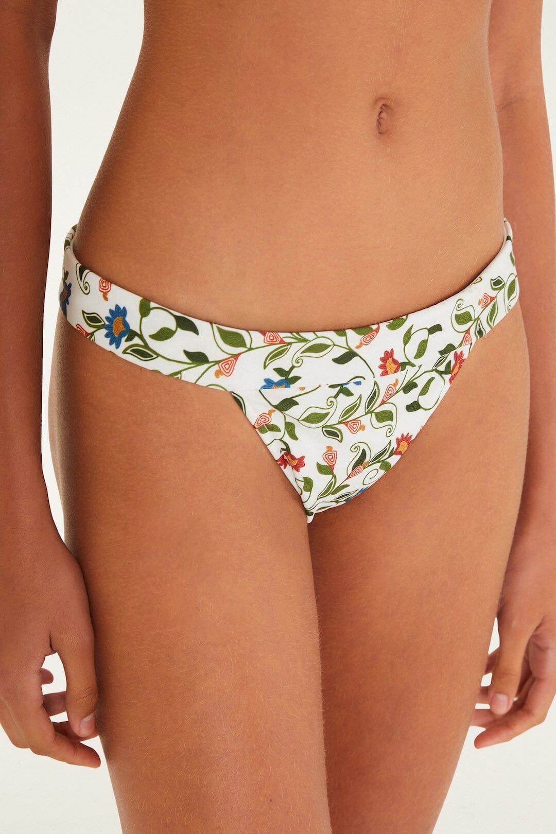 Off-White Stitched Garden Band Bikini Bottom - Full