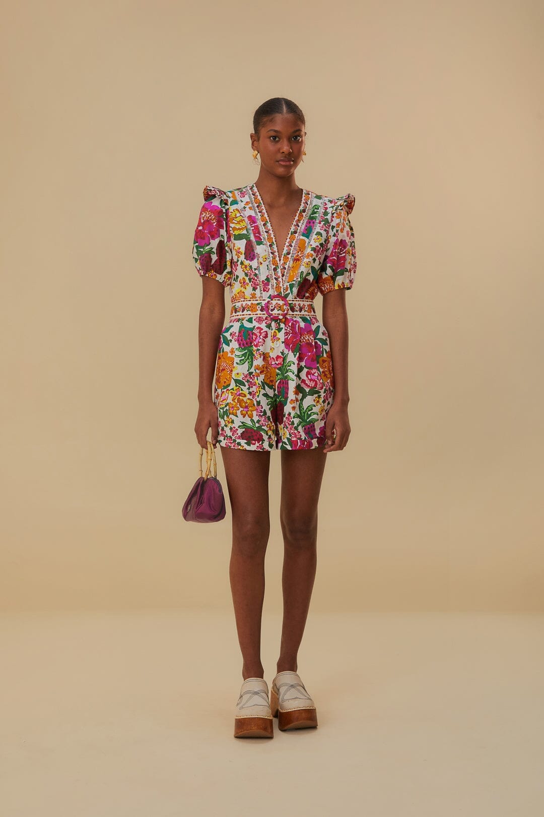 Off-White Flowerful Sketch Romper