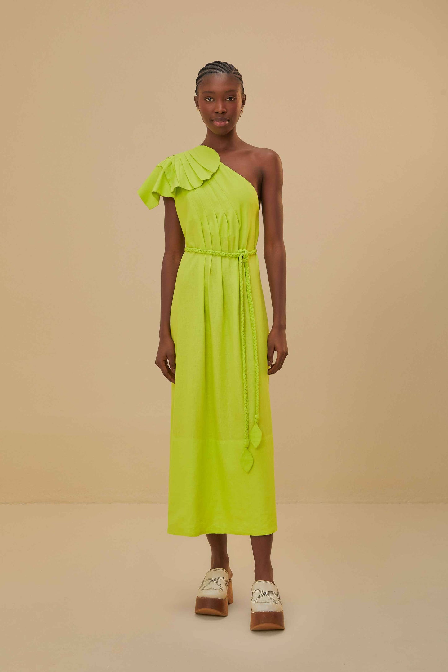 Green Leaf Maxi Dress FARM Rio Green Leaf Maxi Dress FARM Rio