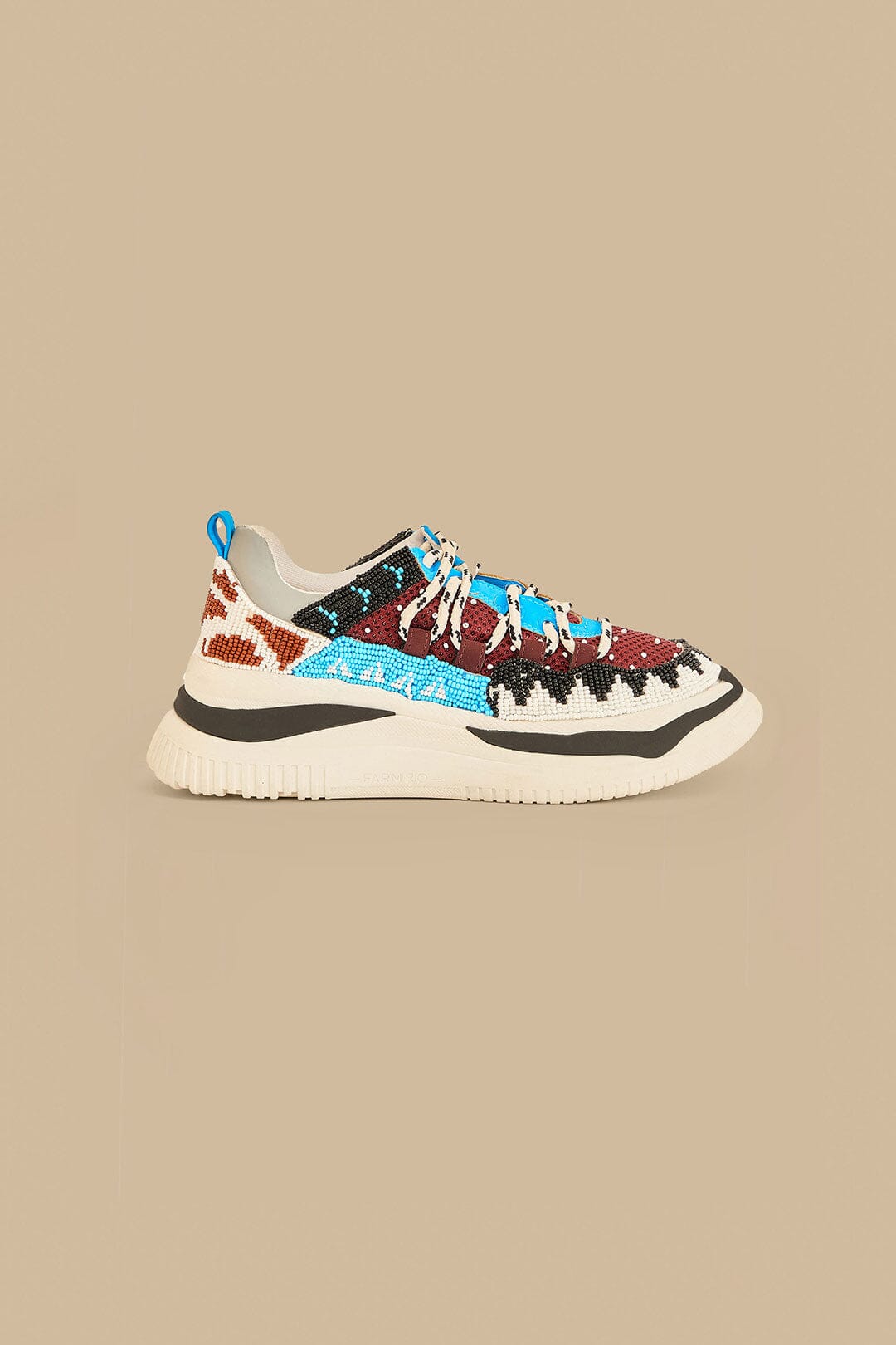 Multicolor Beaded Sneaker