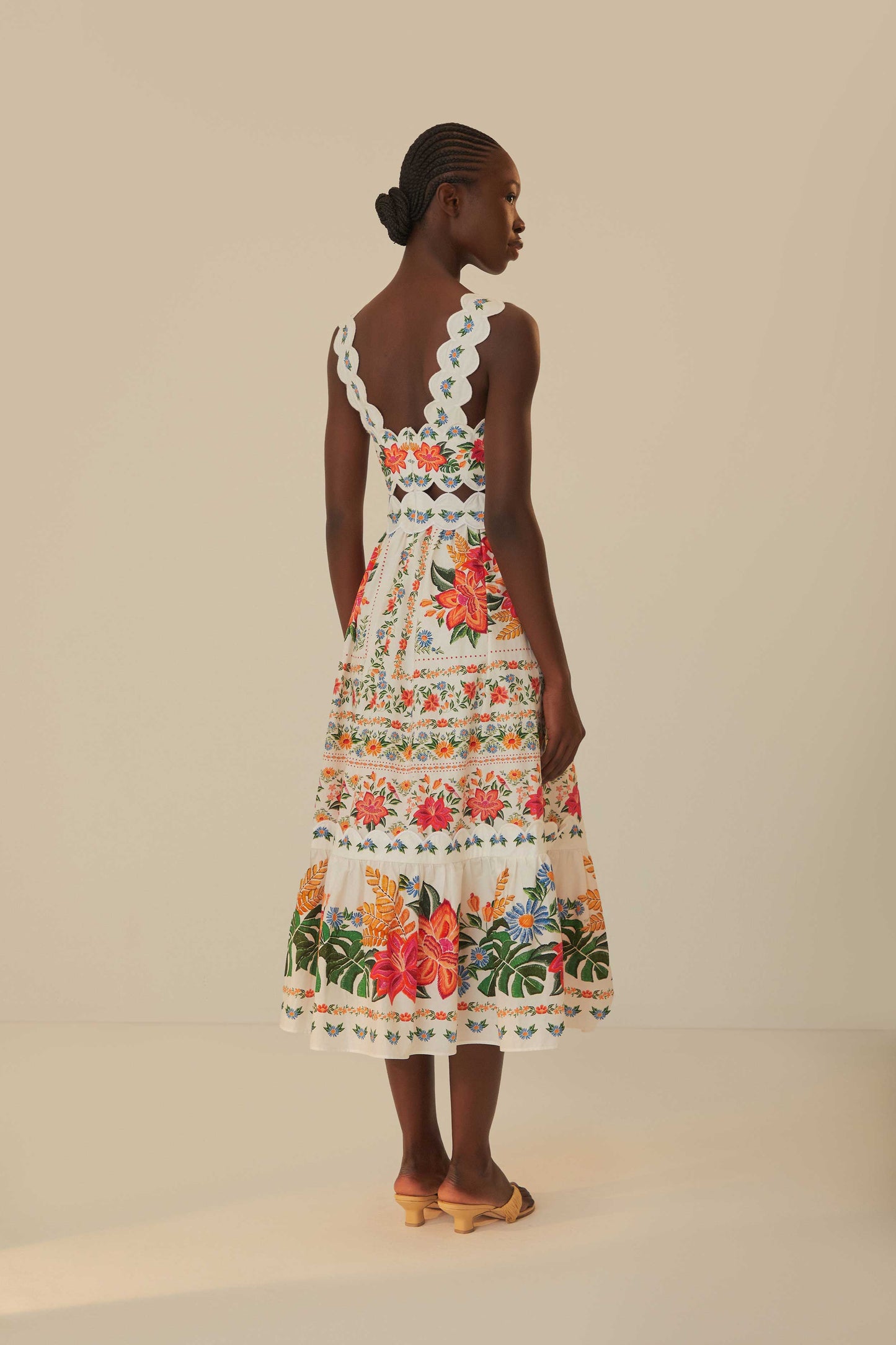 Off-White Bloom Garden Maxi Dress