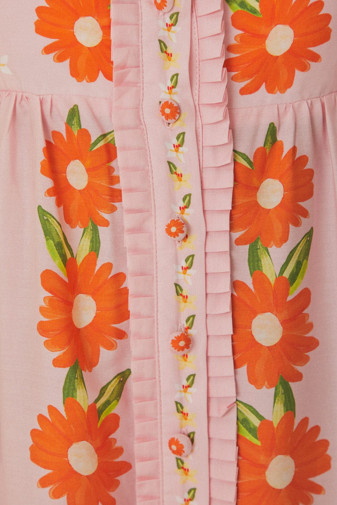 Pink Papaya Salad Maxi Dress