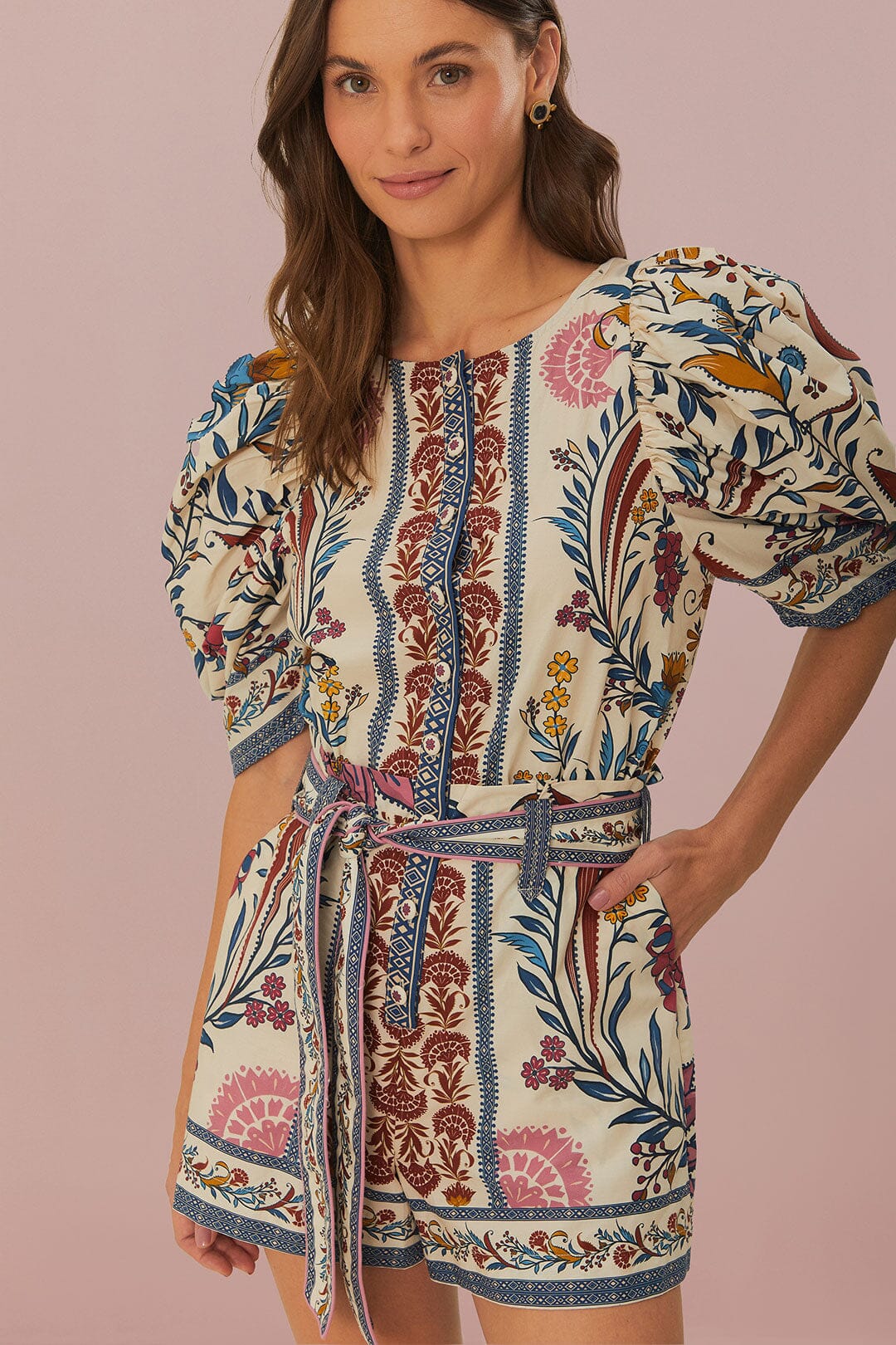 ROMANTIC LIGHTNESS CREAM ROMPER