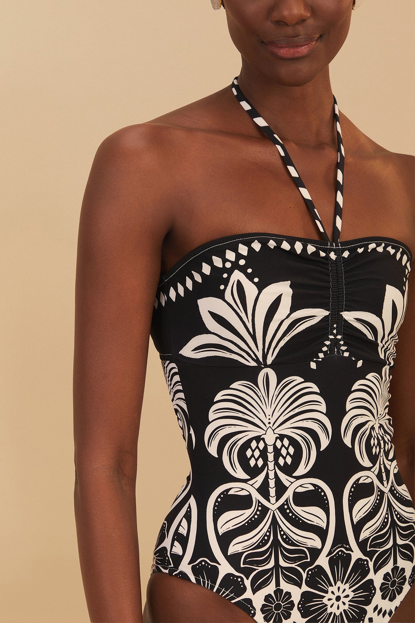 FLOWERS LEOPARDS ONE PIECE