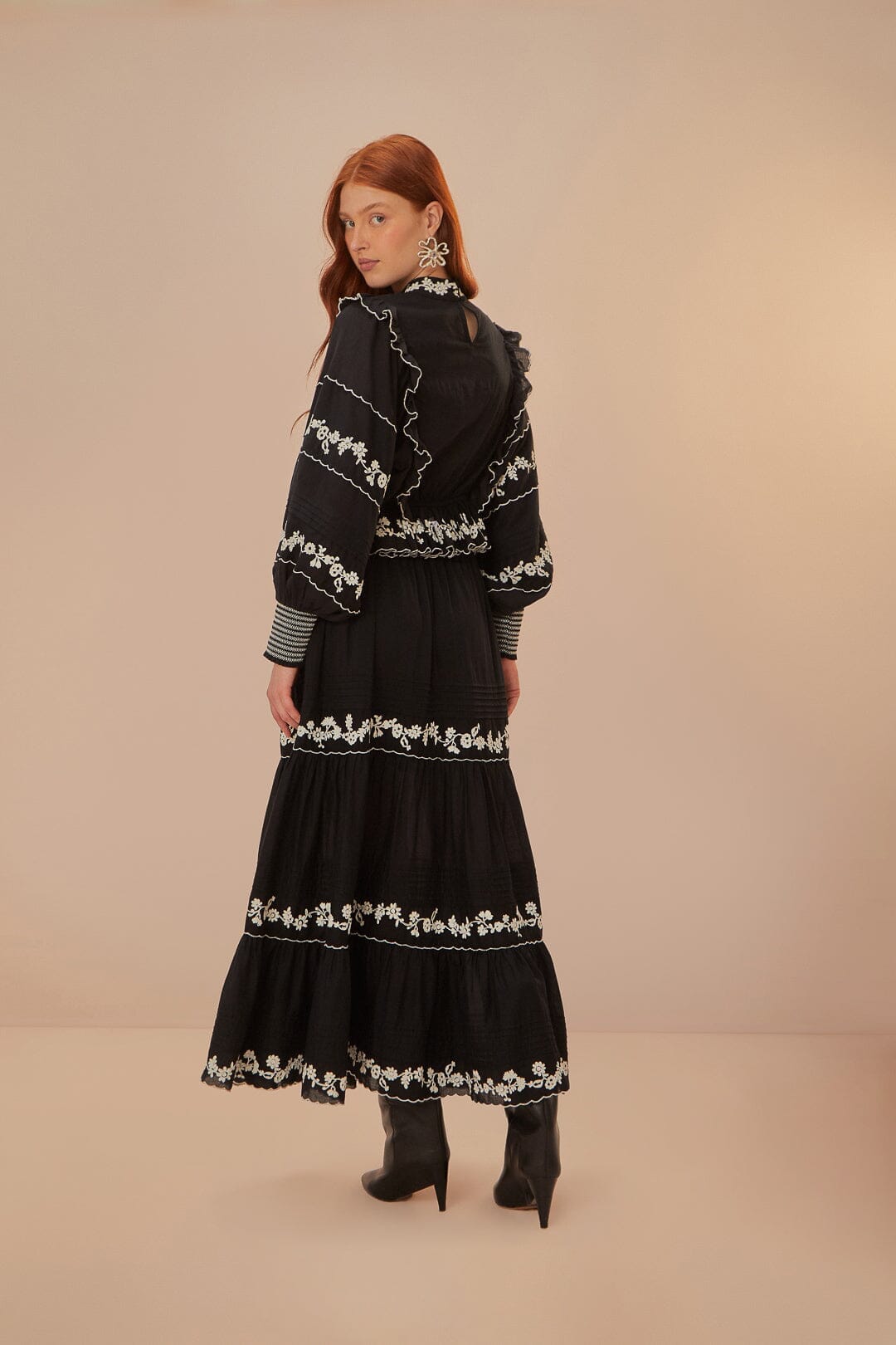 Embroidered maxi skirt uk best sale