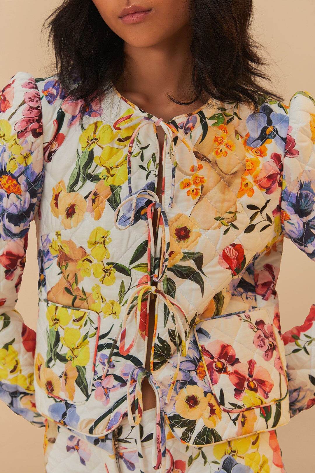 GREEK GARDEN OFF-WHITE COAT