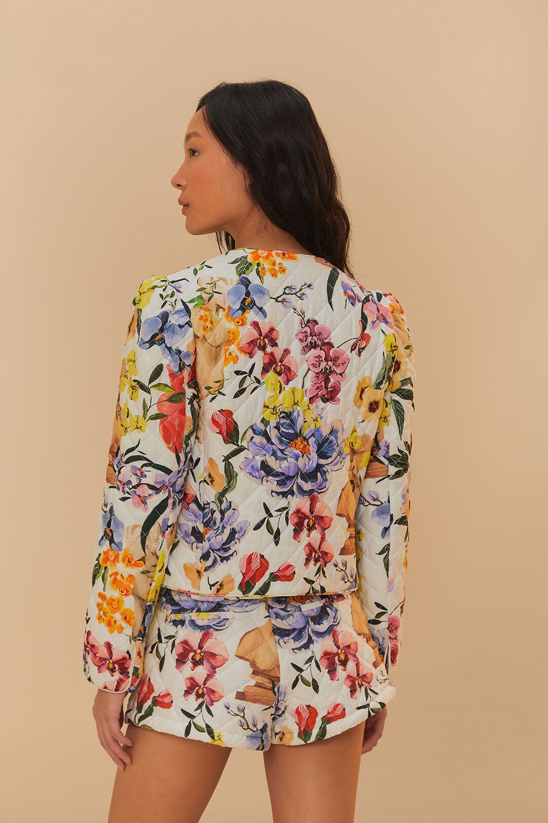 GREEK GARDEN OFF-WHITE COAT