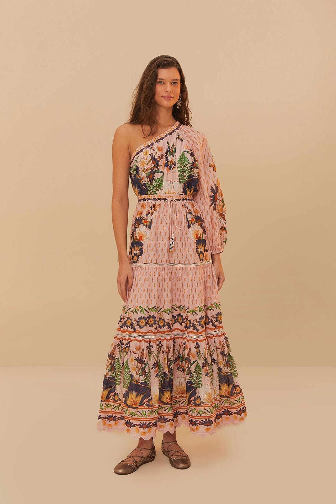 Pink Dream Garden Maxi Dress