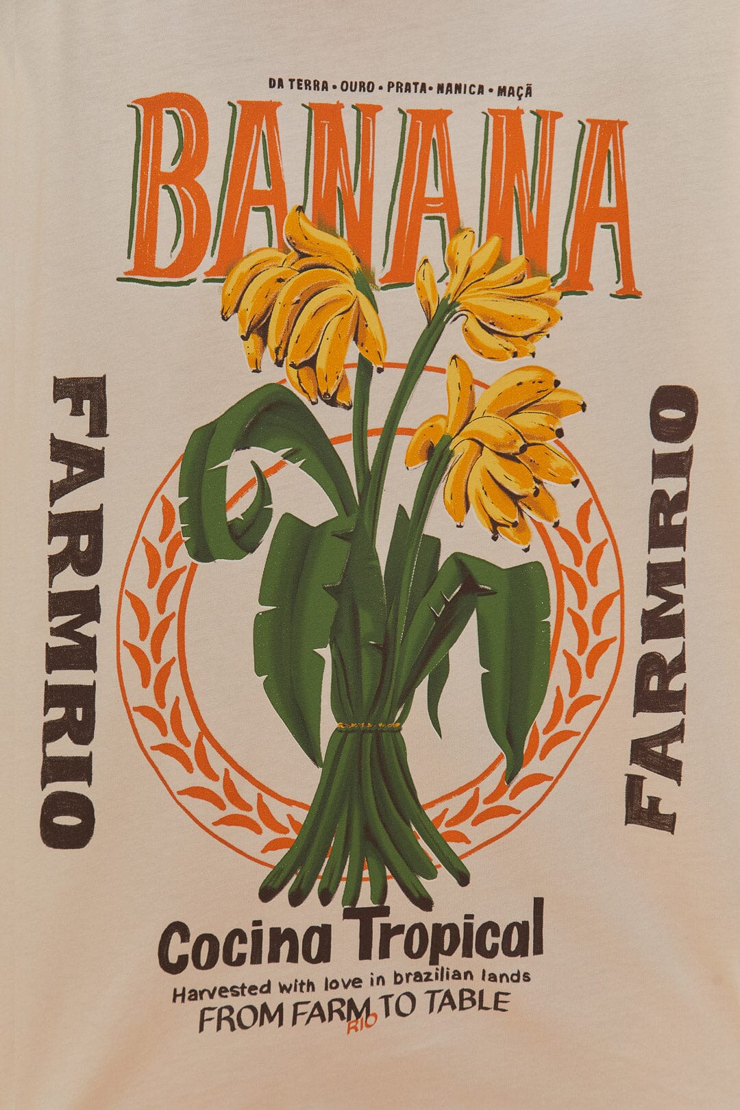 BANANA COCINA OFF-WHITE RELAXED T-SHIRT