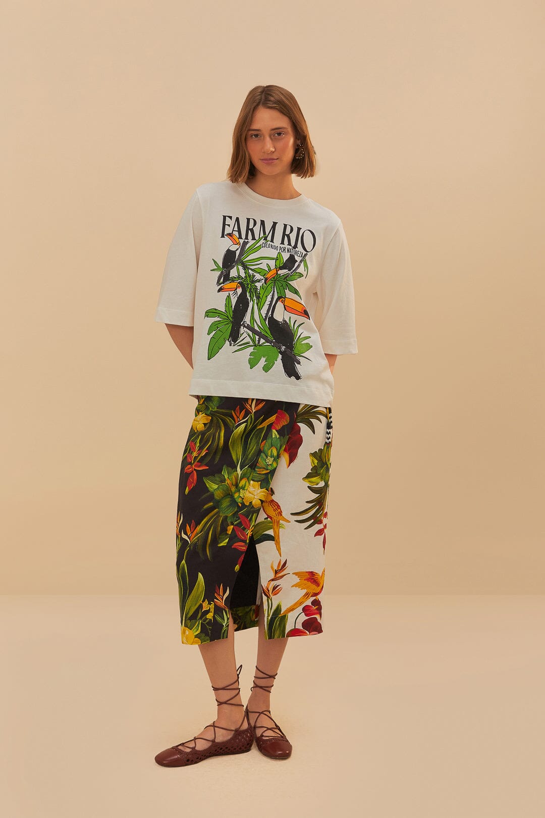 Off-White Nature Lovers Toucans T-Shirt