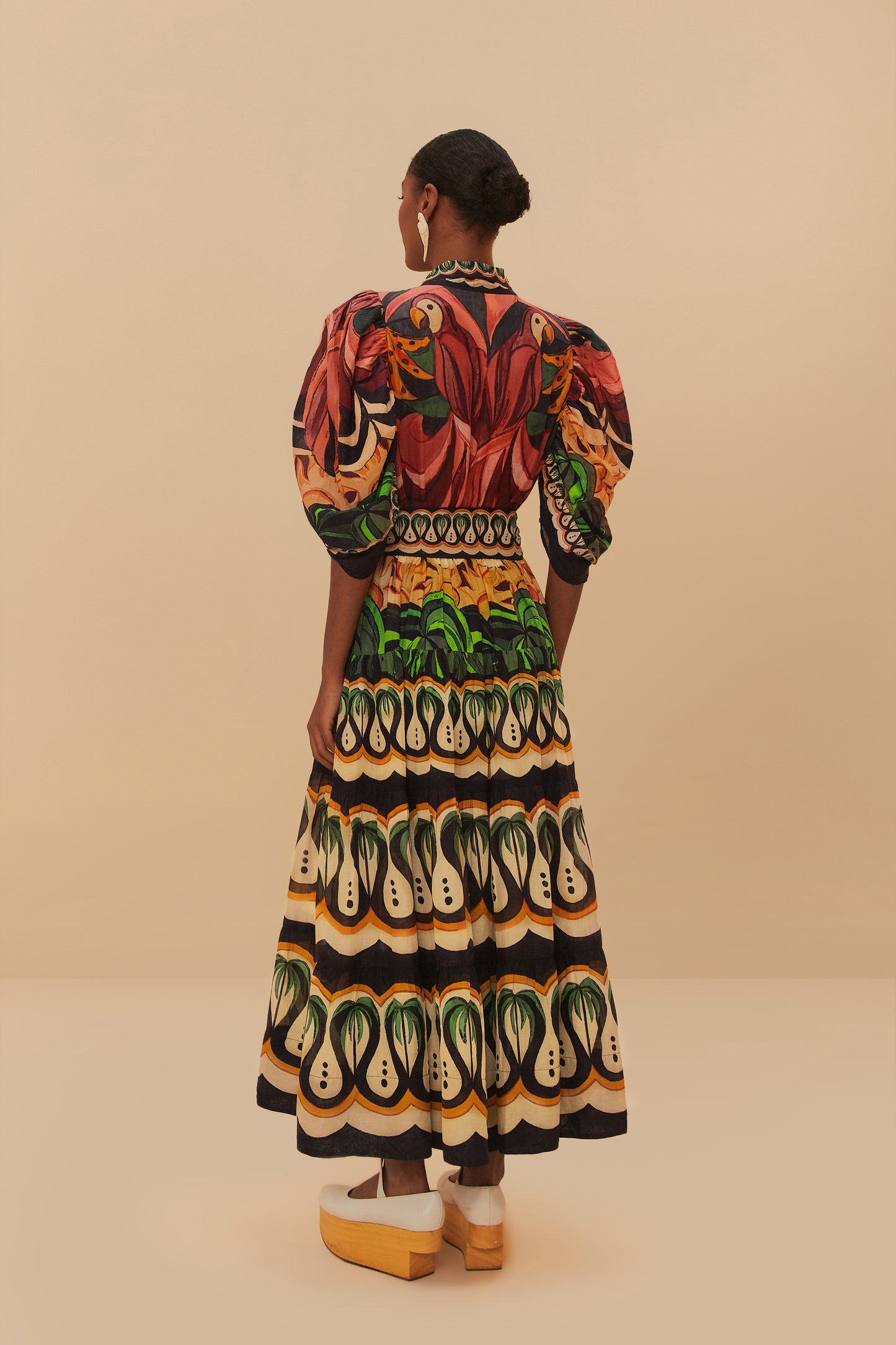 Coconut Tree Flow Dress