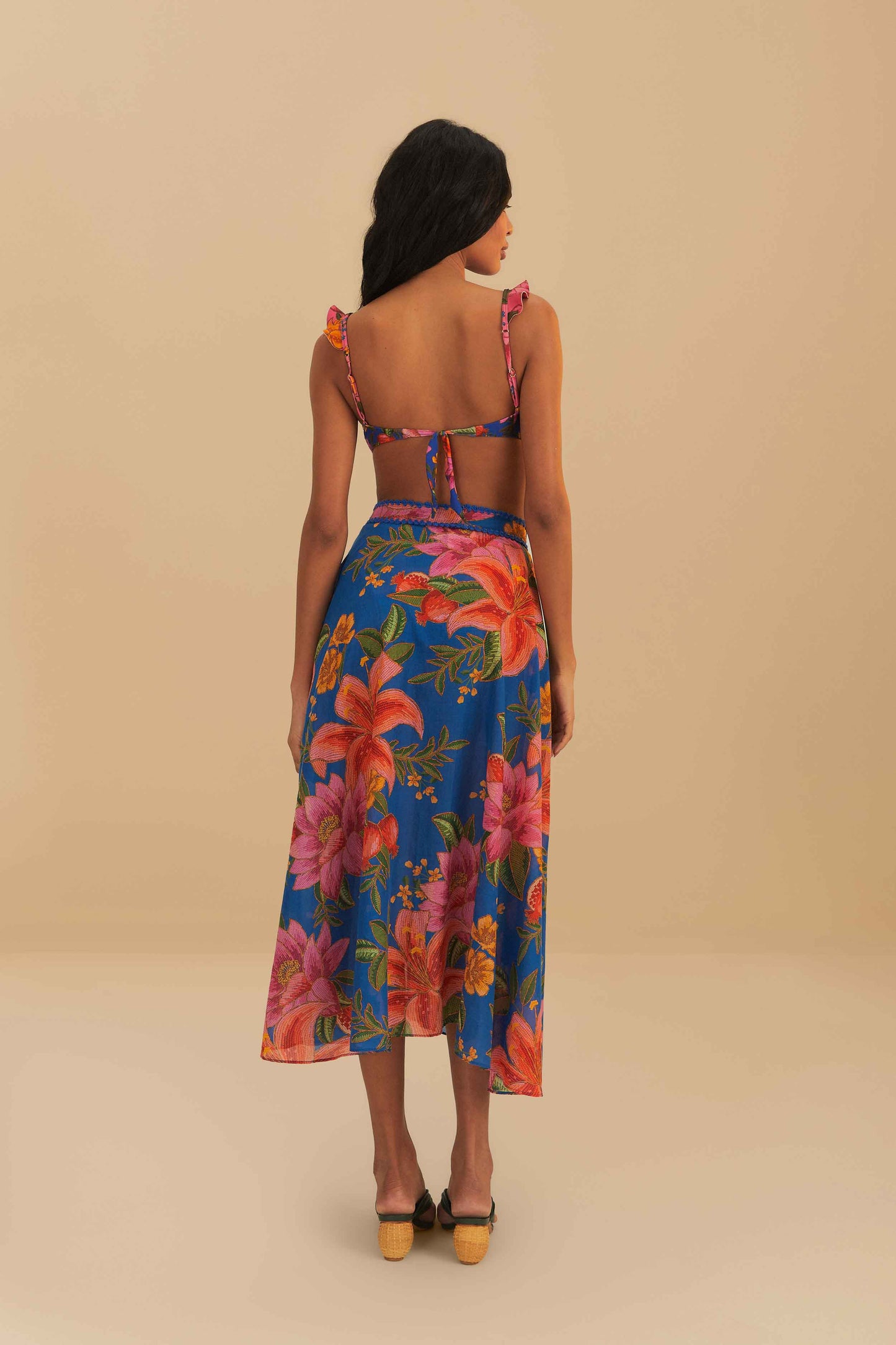 SUMMER FRUIT MIDI SKIRT