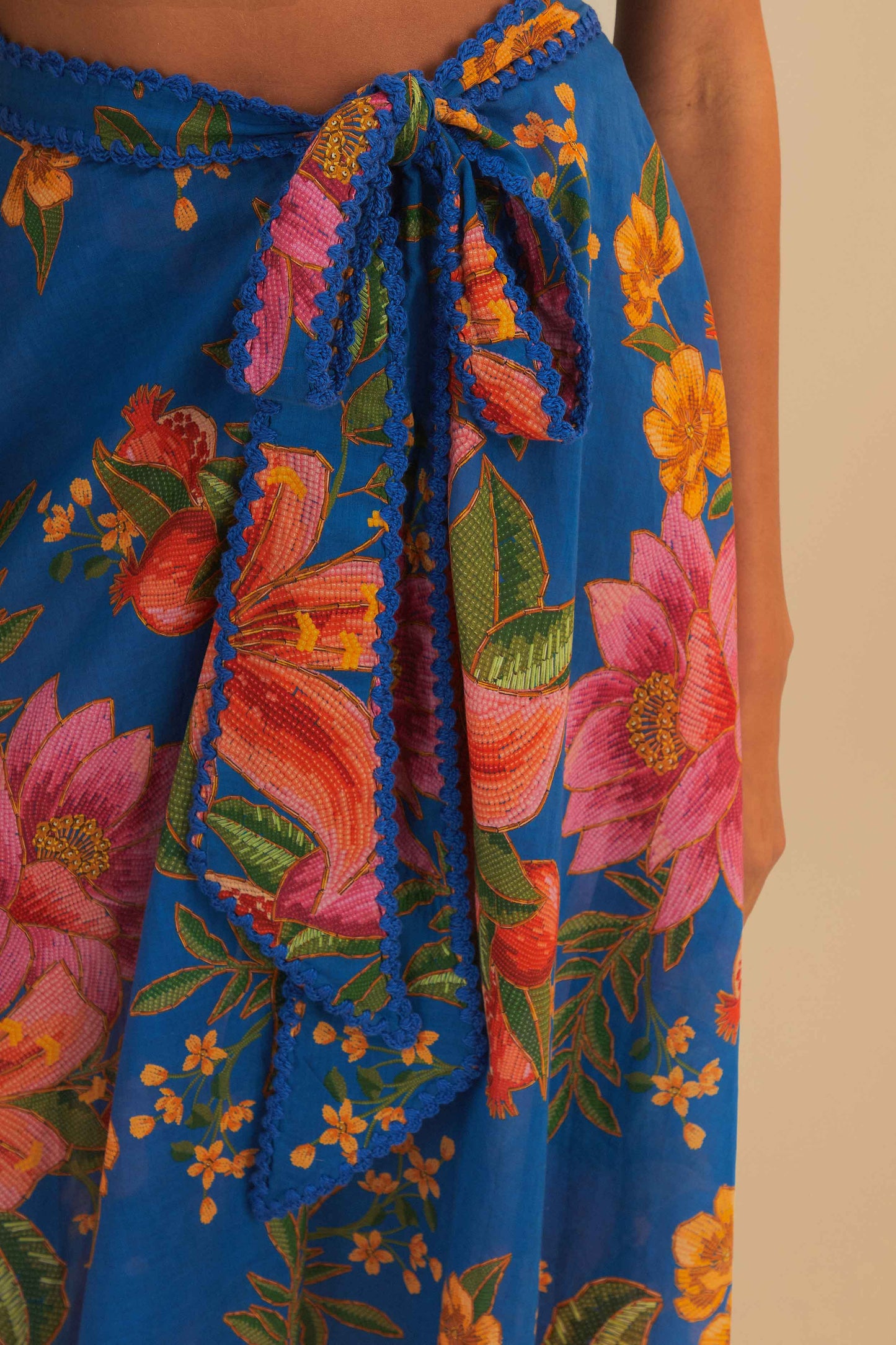 SUMMER FRUIT MIDI SKIRT