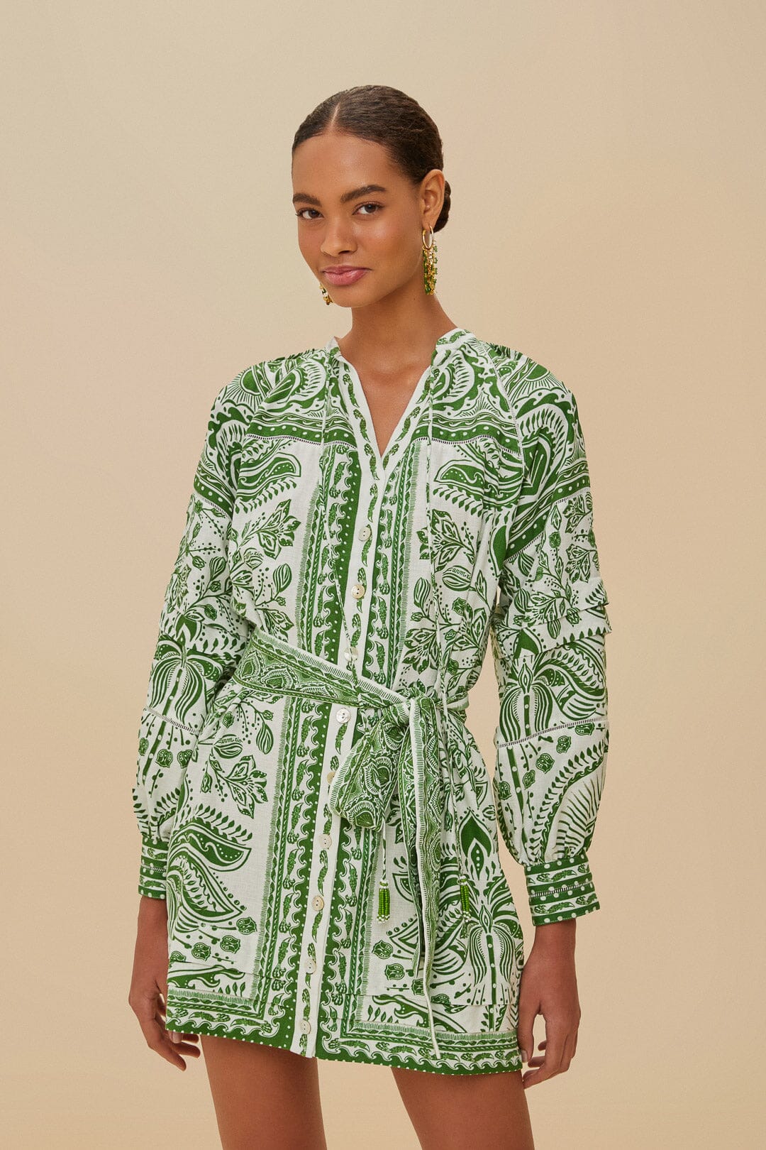 Green River Ride LENZING™ ECOVERO™ Euroflax™ Mini Dress