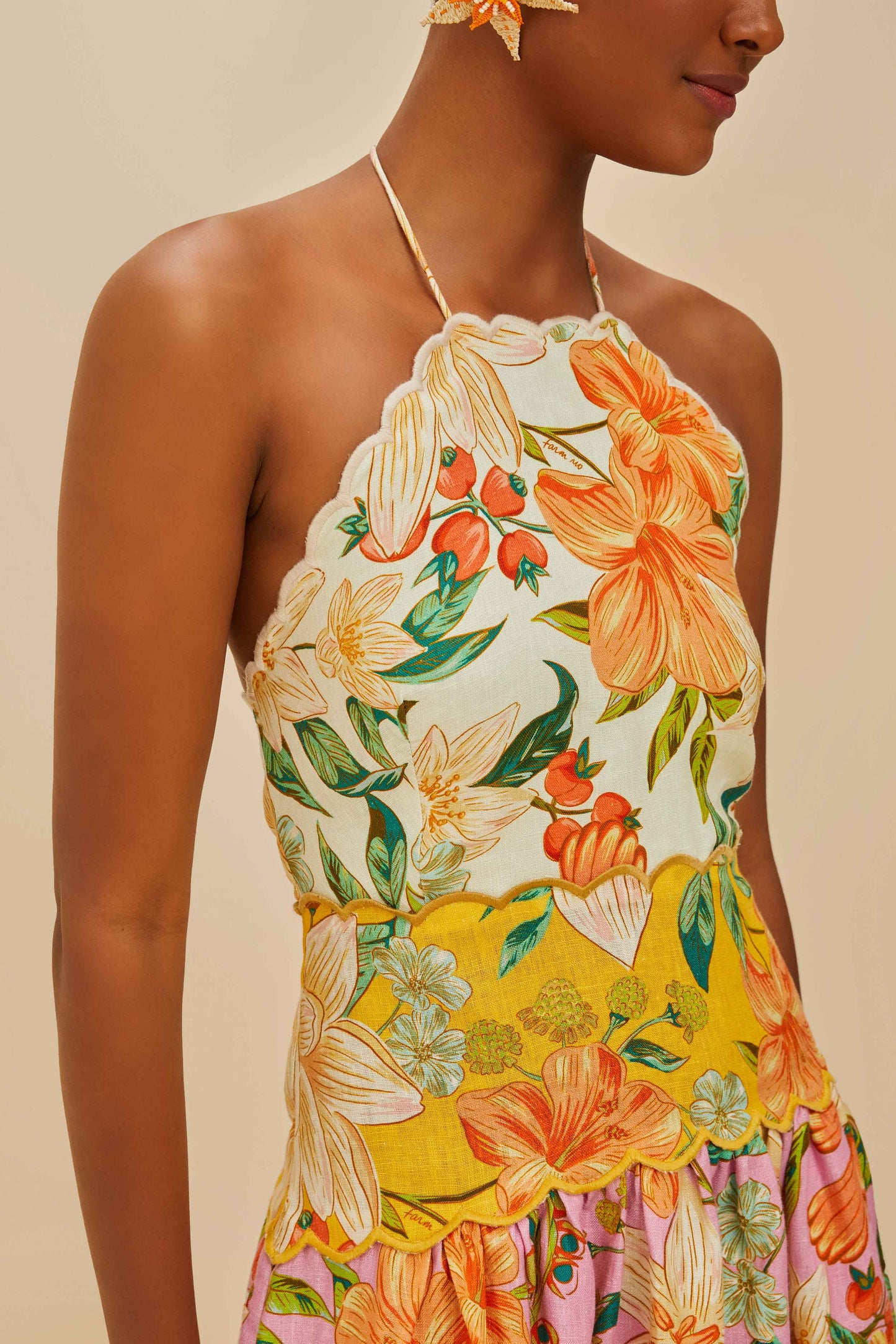 Guaragarden Sleeveless Midi Dress