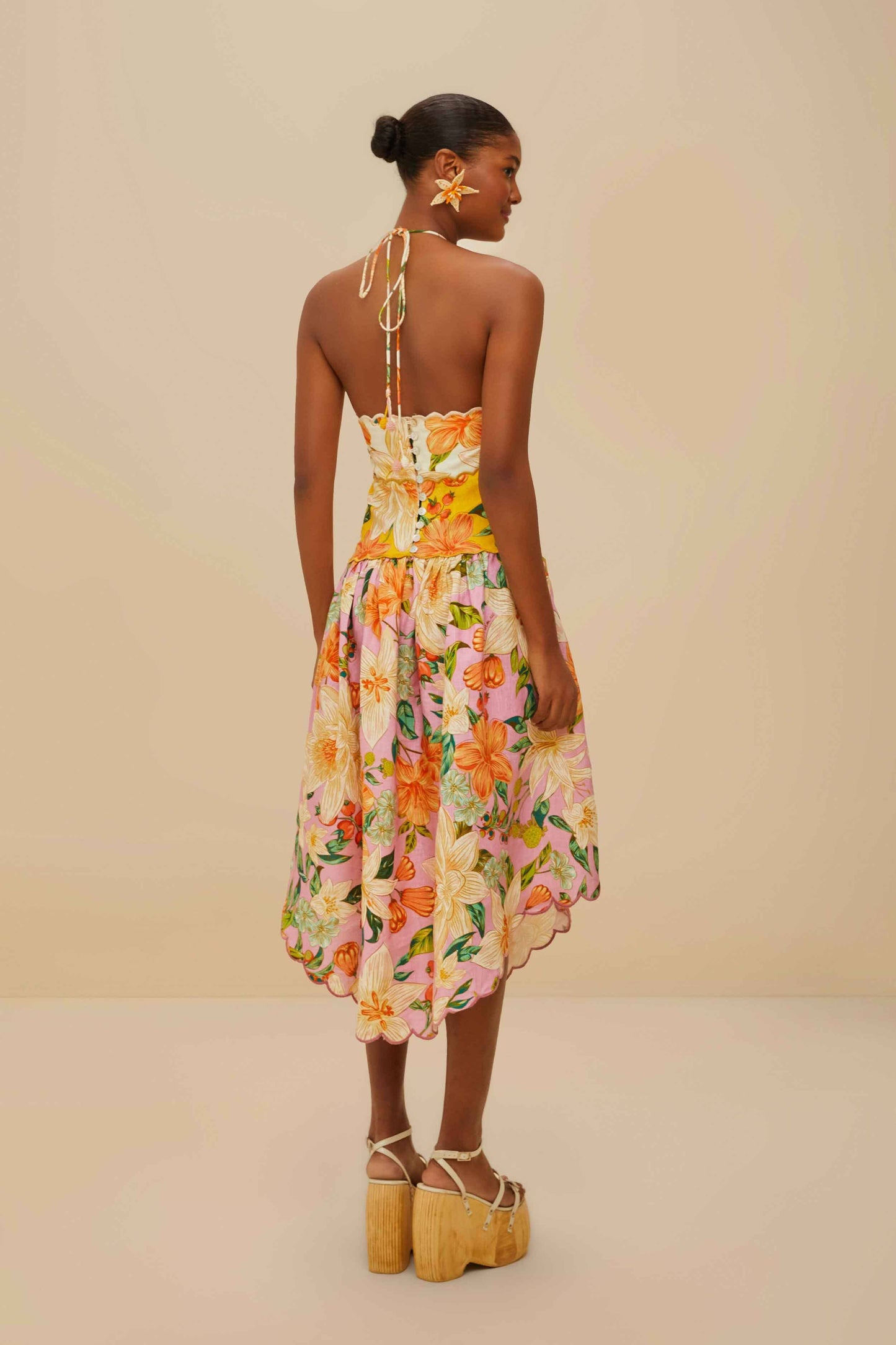 Guaragarden Sleeveless Midi Dress