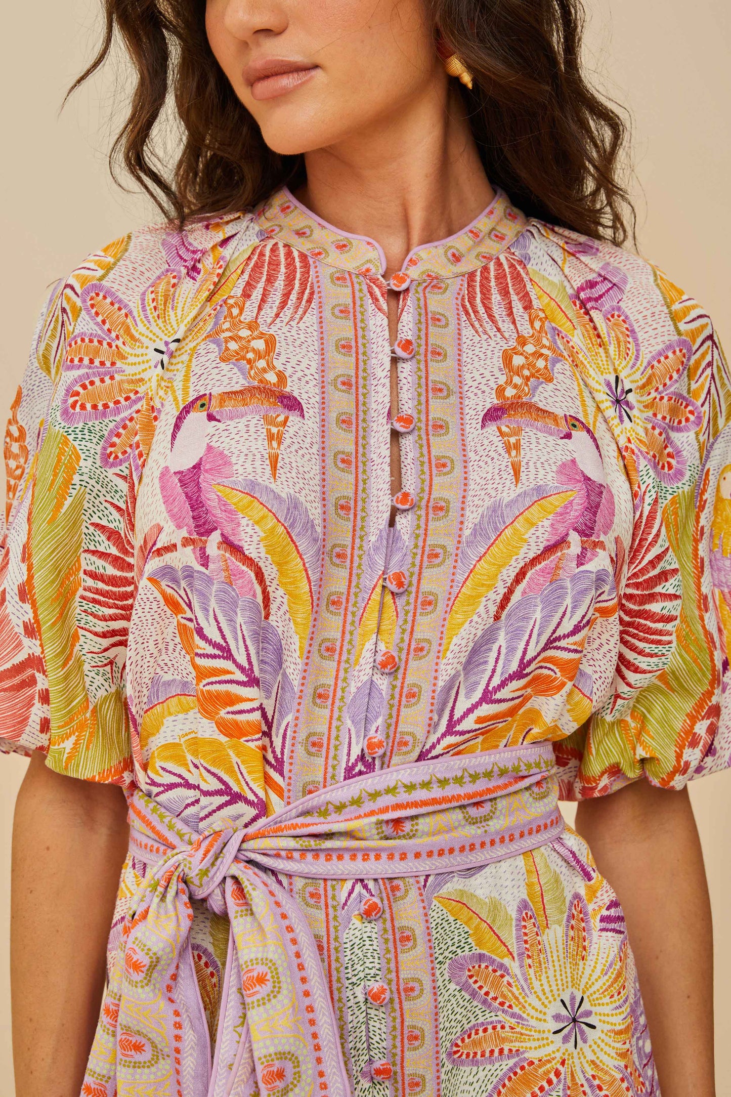 Pearl Jungle Dots Tapestry LENZING™ ECOVERO™ Euroflax™ Romper