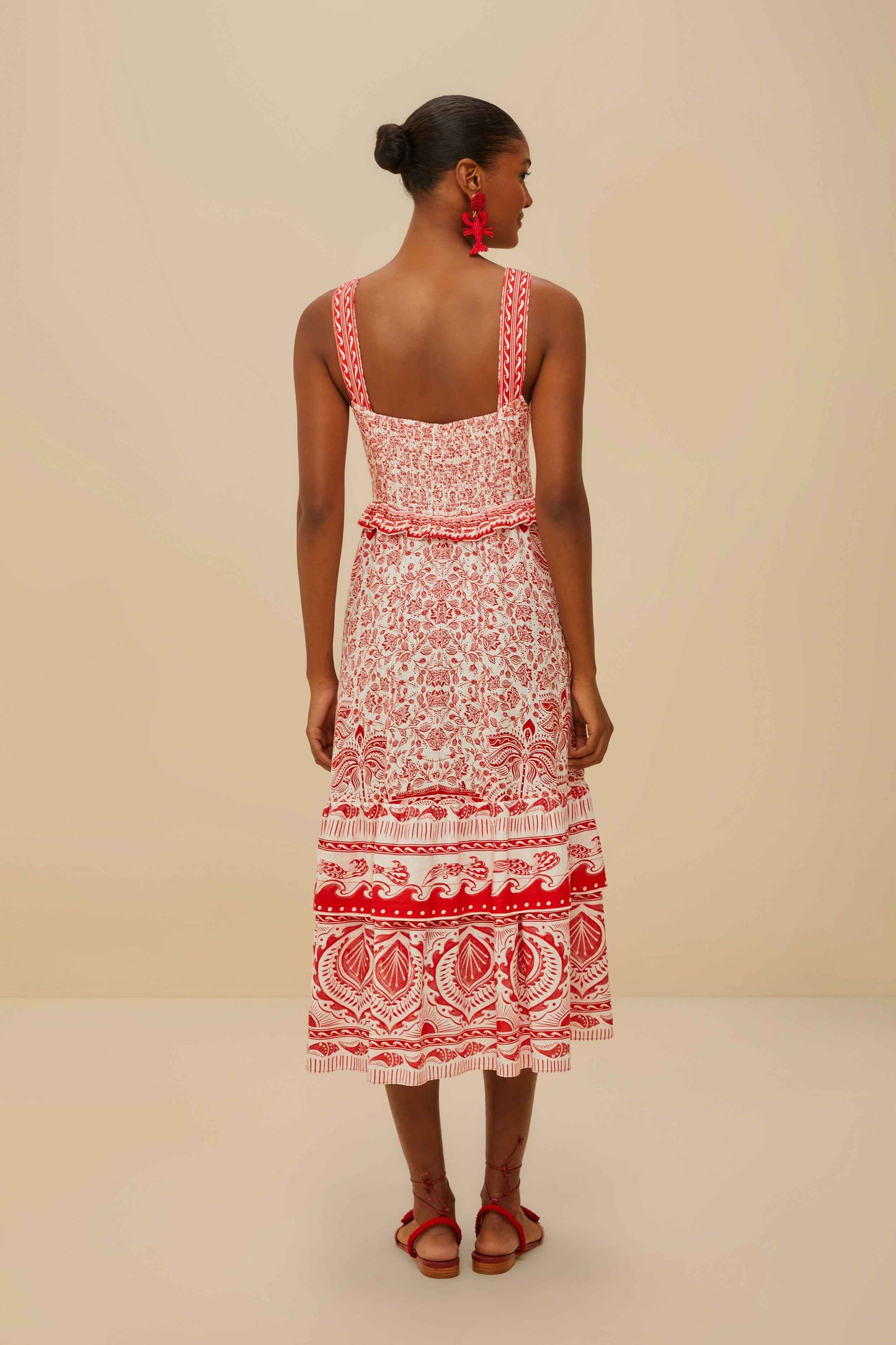 Red River Ride LENZING™ ECOVERO™ Euroflax™ Midi Dress