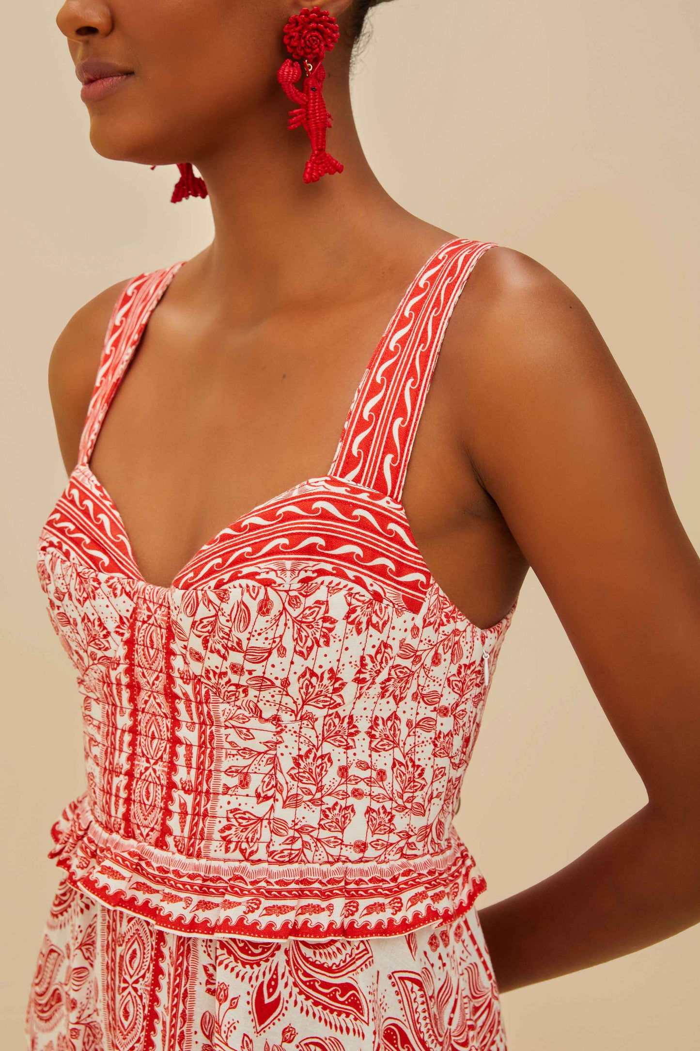 Red River Ride LENZING™ ECOVERO™ Euroflax™ Midi Dress